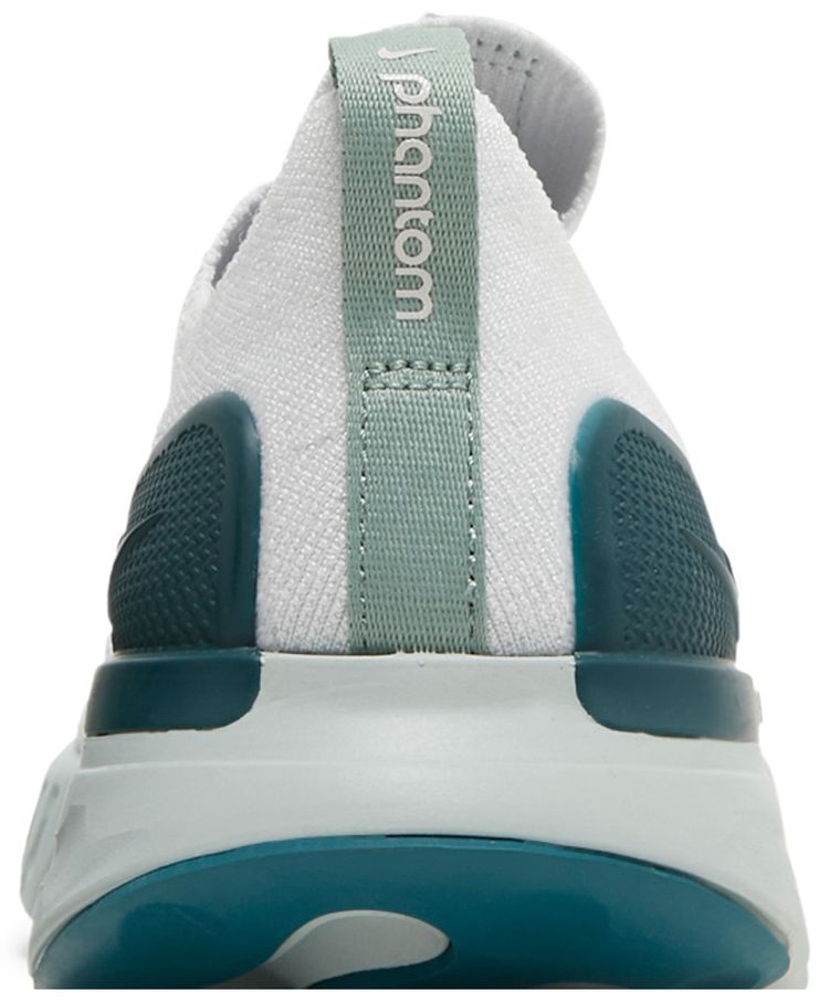 Nike Wmns React Phantom Run Flyknit 2 Platinum Tint Dark Teal Green