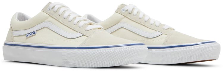 Vans Skate Old Skool Checkerboard   Off White