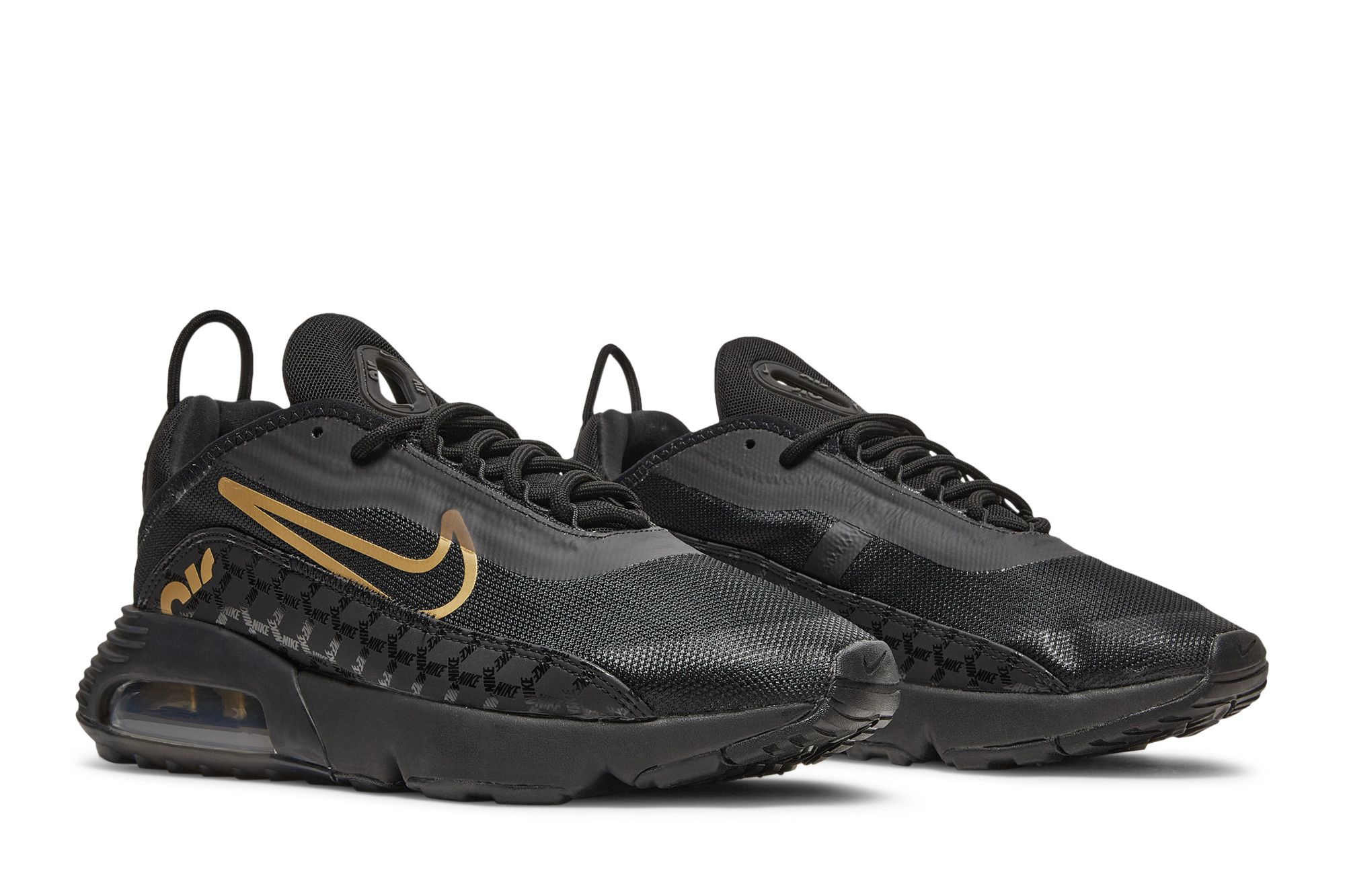 nike air max 2090 womens black and gold
