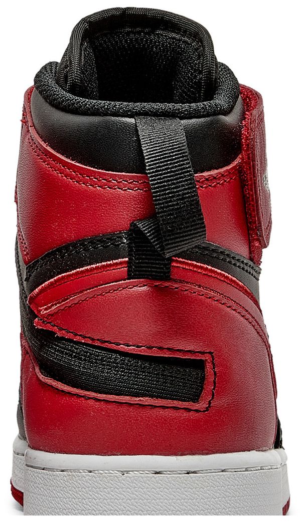 Air Jordan 1 High FlyEase GS Black Gym Red