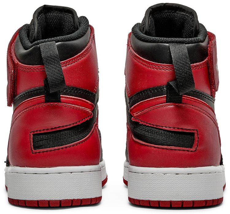 Air Jordan 1 High FlyEase GS Black Gym Red