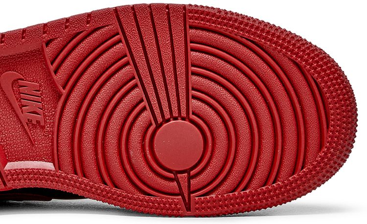 Air Jordan 1 High FlyEase GS Black Gym Red