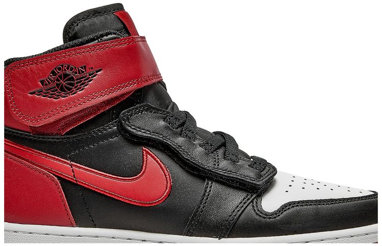 Air Jordan 1 High FlyEase GS Black Gym Red