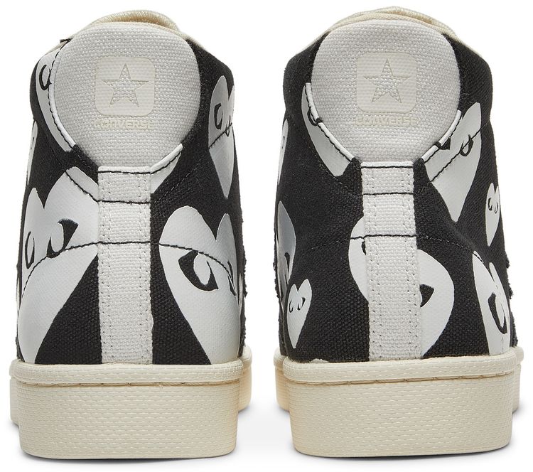 Comme des Garcons x Converse Pro Leather Black White