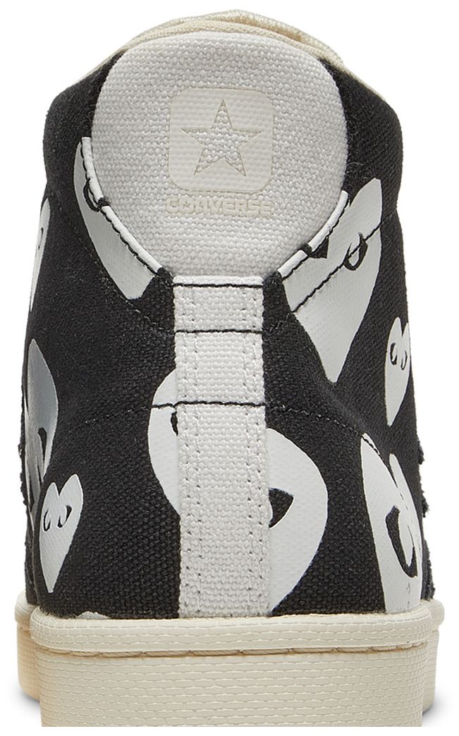 Comme des Garcons x Converse Pro Leather Black White