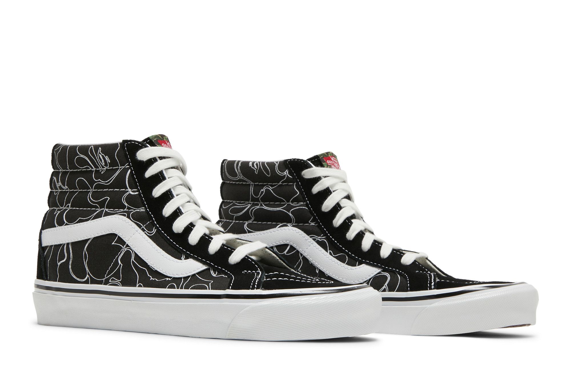 バンズBAPEコラボSK8–HI38DX Vans Sk8-Hi 38 DX Bape Line ABC Camo Men's - VN0A38GF7BG - US