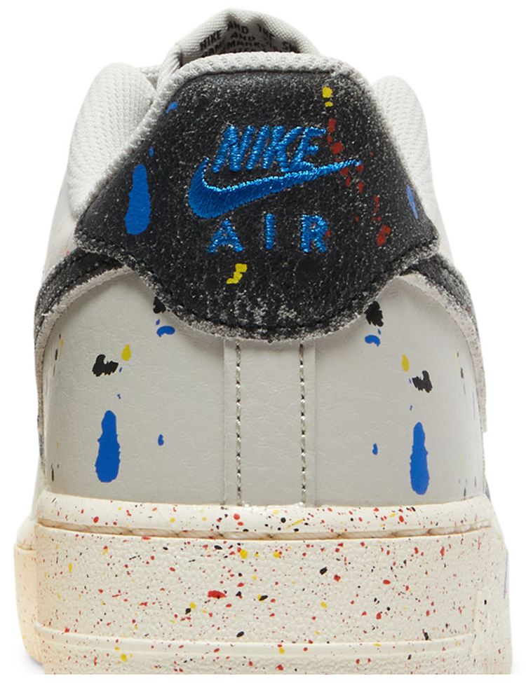 Nike Air Force 1 LV8 3 GS Paint Splatter   Light Bone