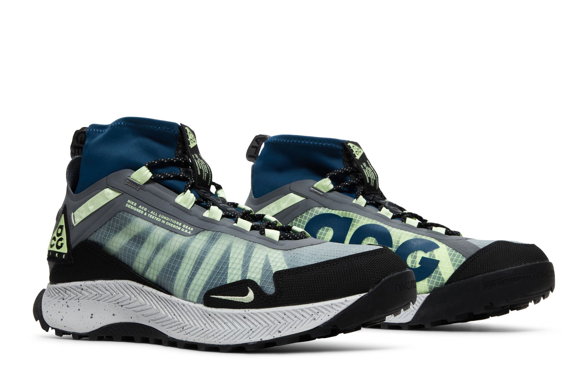 nike acg zoom terra zaherra aviator grey barely volt