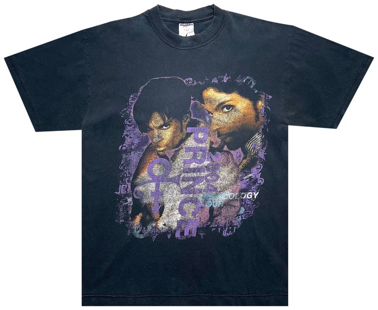 Pre Owned Music 2004 Prince Pre Owned Musicology Tour Tee Faded Black