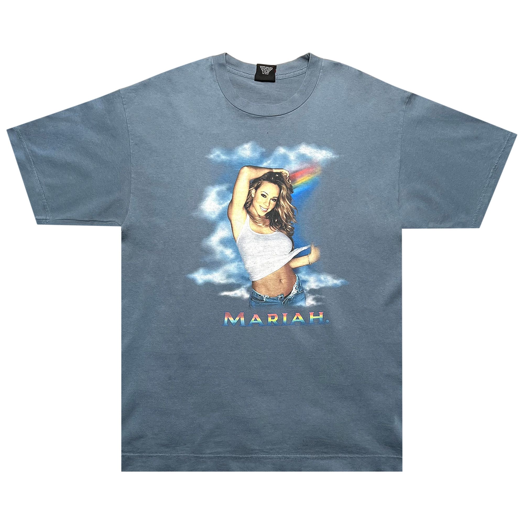 Buy Vintage Mariah Carey Rainbow Tour Tee 'Cobalt' - 2903 Buy Vintage Mariah Carey Rainbow Tour Tee 'Cobalt' - 2903