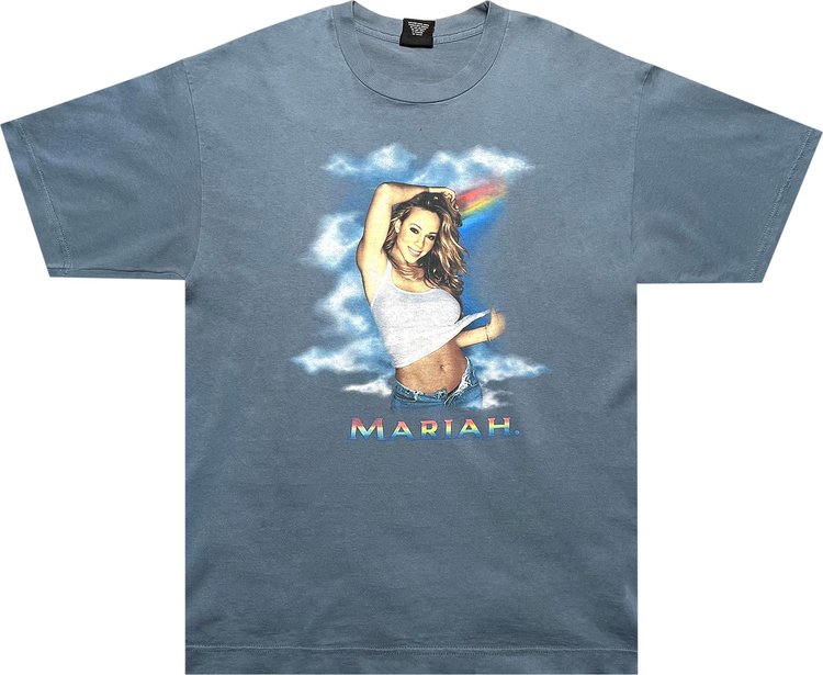 Vintage Mariah Carey Rainbow Tour Tee 'Cobalt'