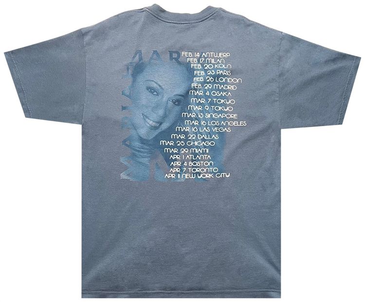 Vintage Mariah Carey Rainbow Tour Tee Cobalt