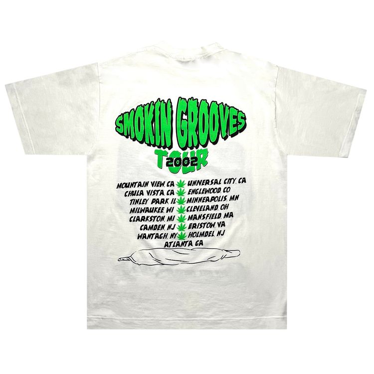 Pre Owned Music 2002 Smokin Grooves Tour Tee White