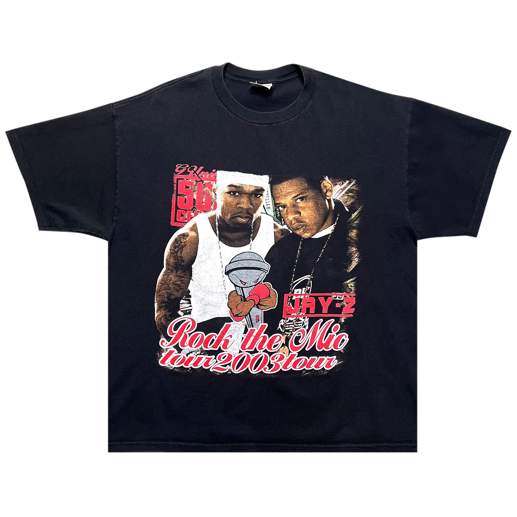 Buy Pre-Owned Music 2003 Jay-Z And 50 Cent Rock The Mic Tour Tee