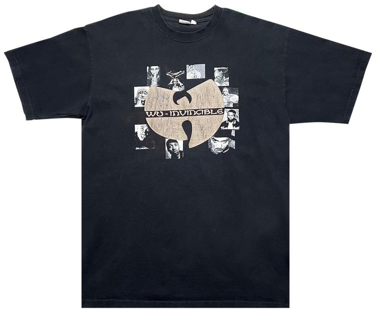 Pre Owned Music 2008 Wu Tang Clan Wu Invincible Tee Black