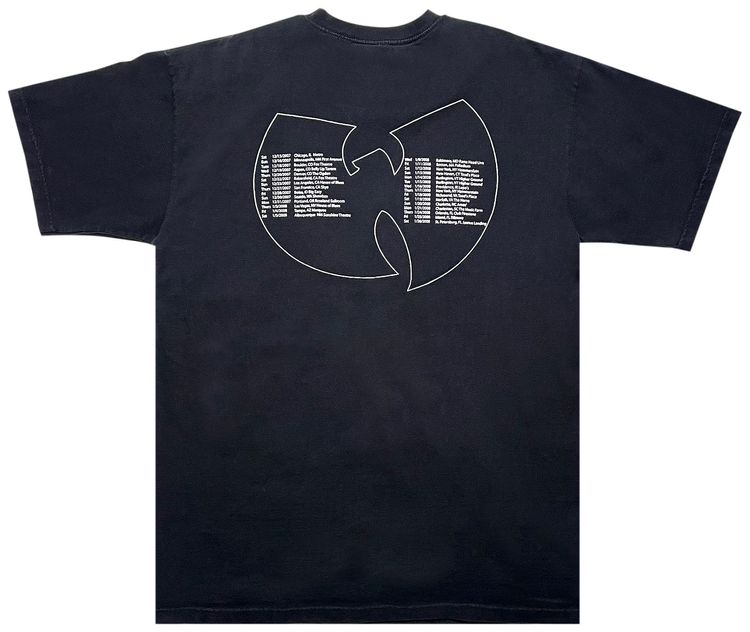 Pre Owned Music 2008 Wu Tang Clan Wu Invincible Tee Black