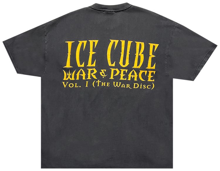 Vintage Ice Cube Art Of War Disc One Tee Faded Black