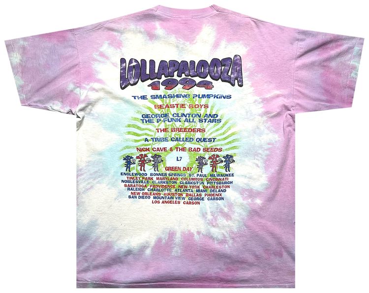 Vintage Lollapalooza Festival Tee Tie Dye