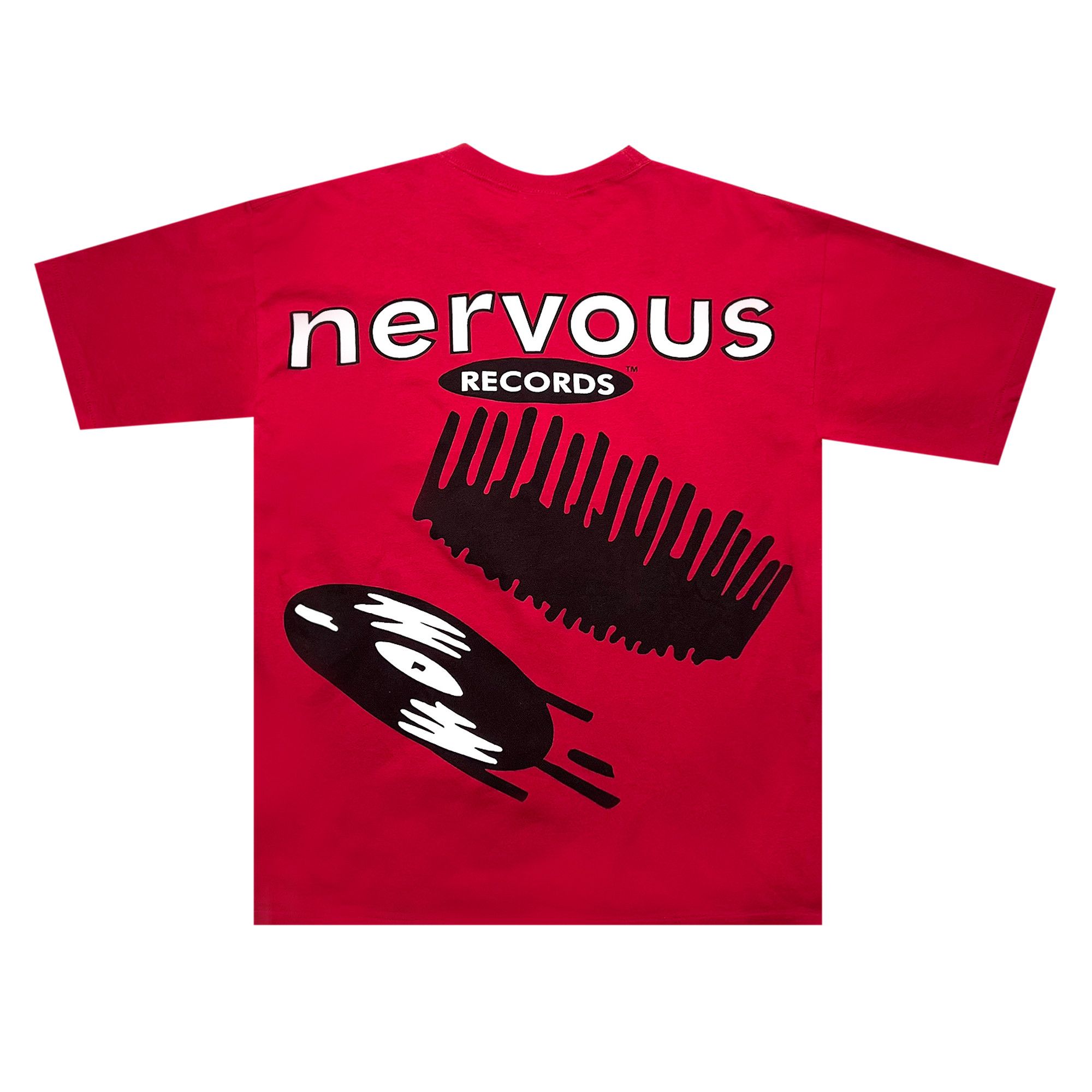 Buy Vintage Nervous Records NYC Tee 'Oxblood' - 2903 Buy Vintage Nervous Records NYC Tee 'Oxblood' - 2903