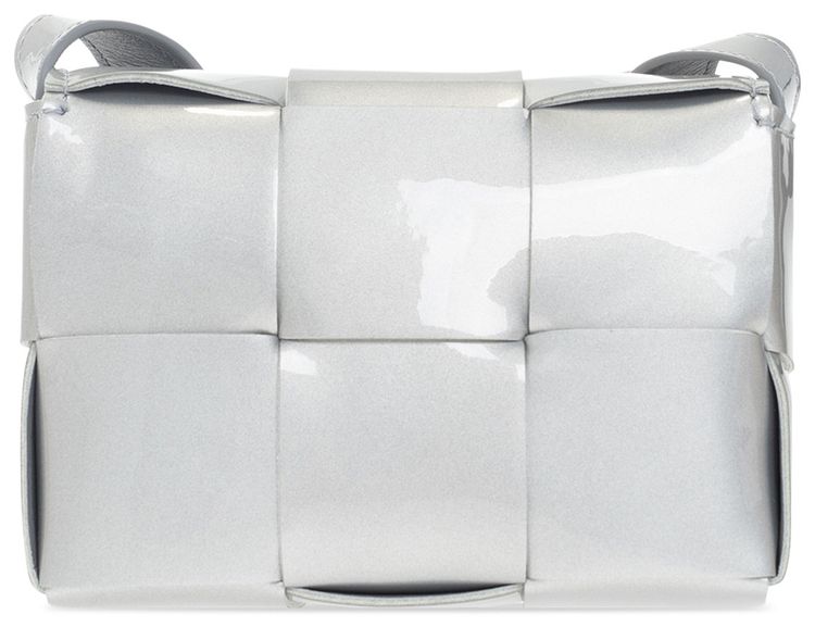 Bottega Veneta Mini Cassette Bag Silver