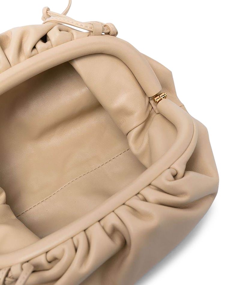Bottega Veneta Mini Pouch Bag PorridgeGold