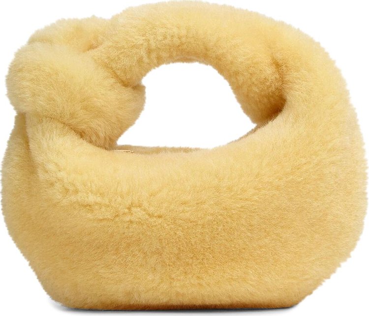 Bottega Veneta Fur Mini Jodie Bag 'Teddy/Gold'