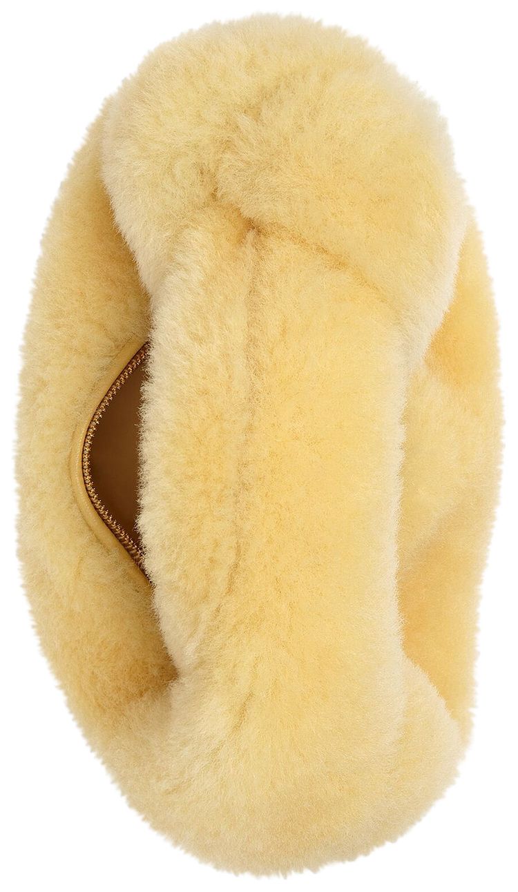 Bottega Veneta Fur Mini Jodie Bag TeddyGold
