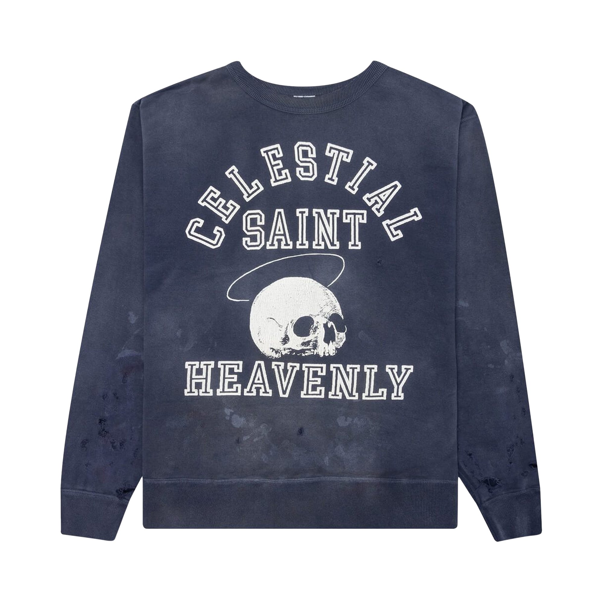 Saint Michael Celestial Heavenly Sweatshirt 'Navy' | GOAT