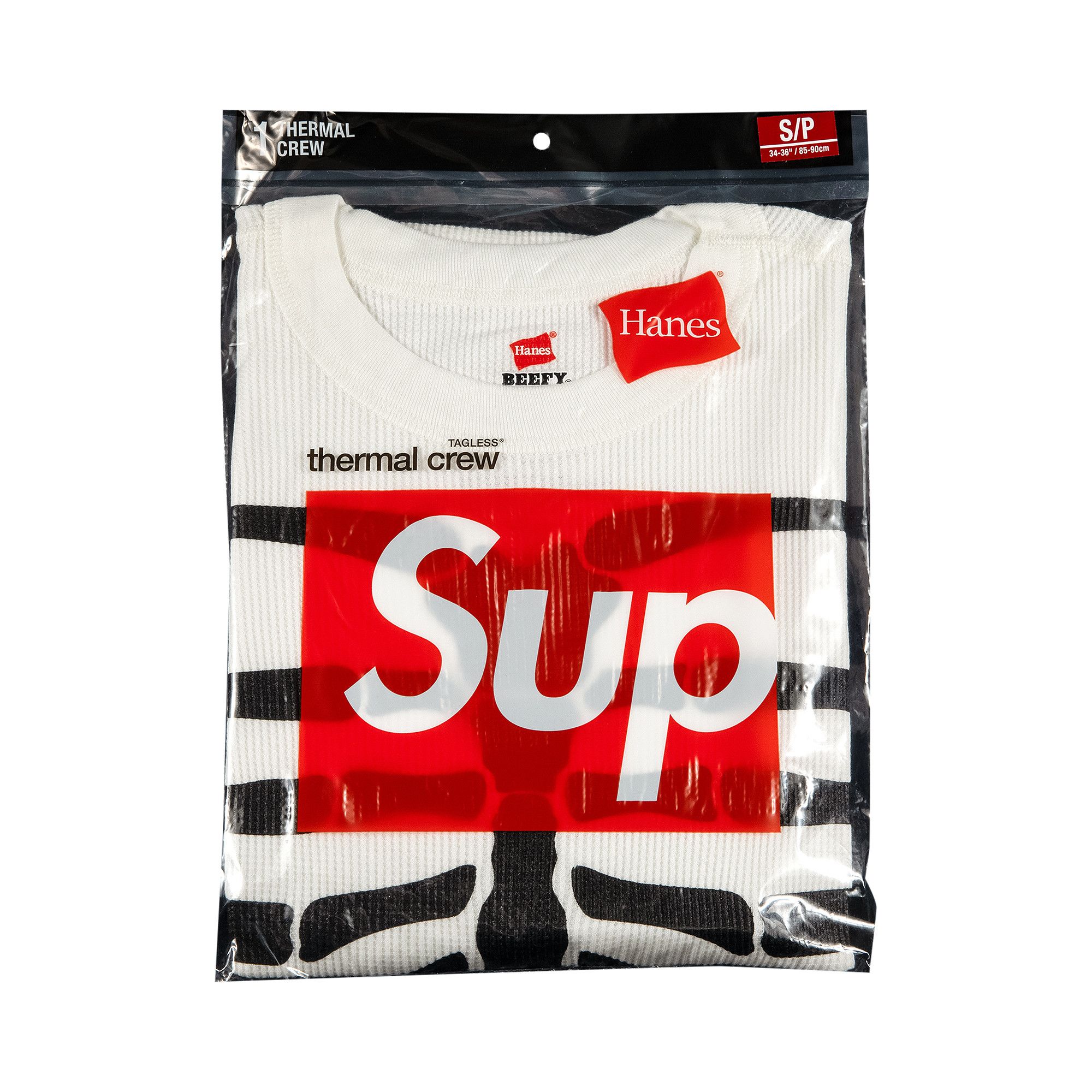 Supreme x Hanes Bones Thermal Crew (1 Pack) 'Natural' | GOAT