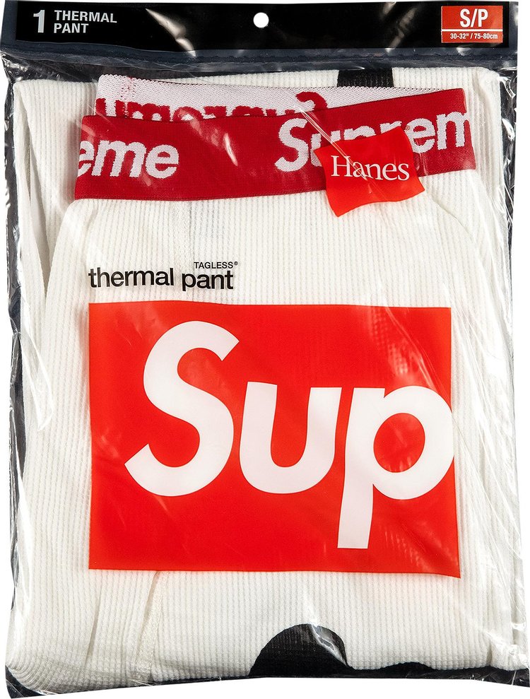Supreme x Hanes Bones Thermal Pant (1 Pack) 'Natural'