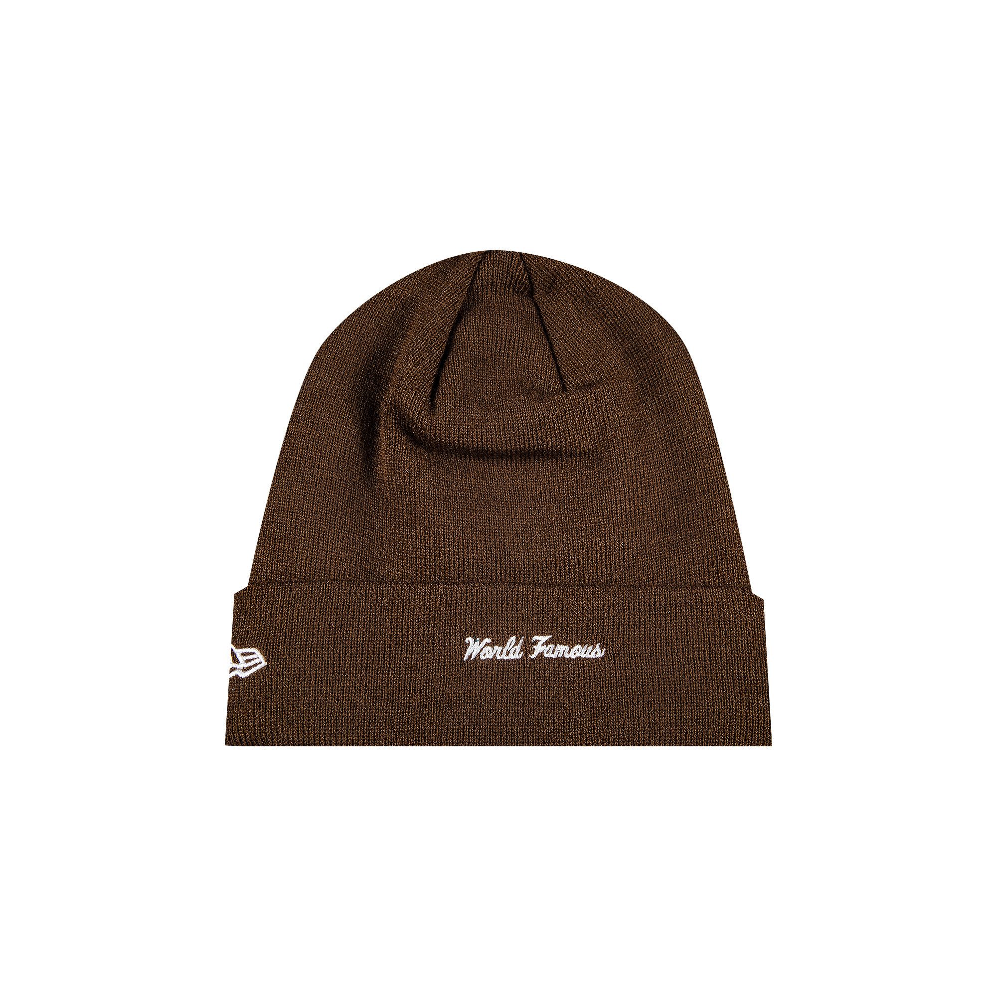 Buy Supreme x New Era Box Logo Beanie 'Dark Brown' - FW21BN9