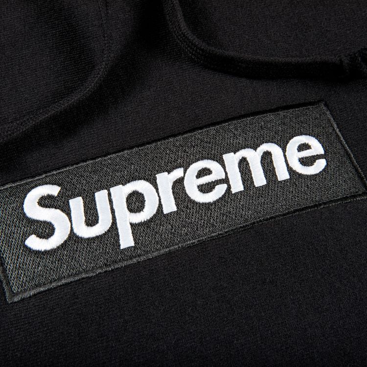 Supreme Box Logo Hooded Sweatshirt Black