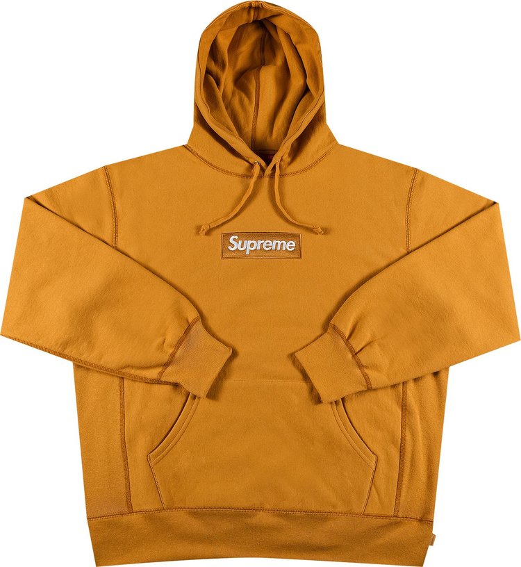 Supreme - Box Logo Hoodie - Men - Cotton - S - Orange
