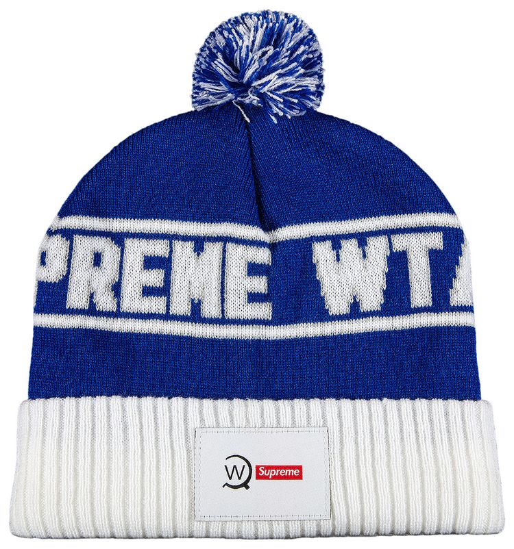 Supreme x WTAPS Beanie Blue