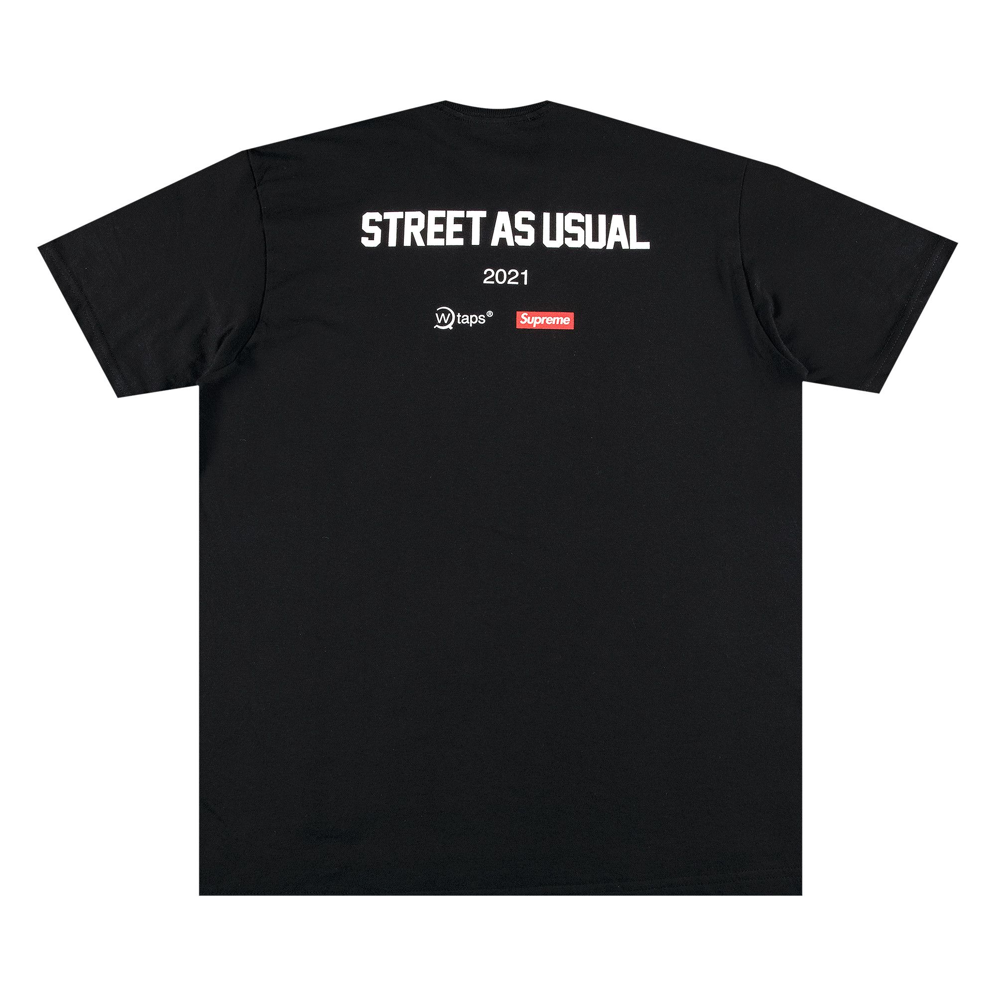 Supreme × WTAPS / 21AW/SICEM TEE/XL/コットン/BLK Buy Supreme x WTAPS Sic'em! Tee 'Black' - FW21T3 BLACK | GOAT