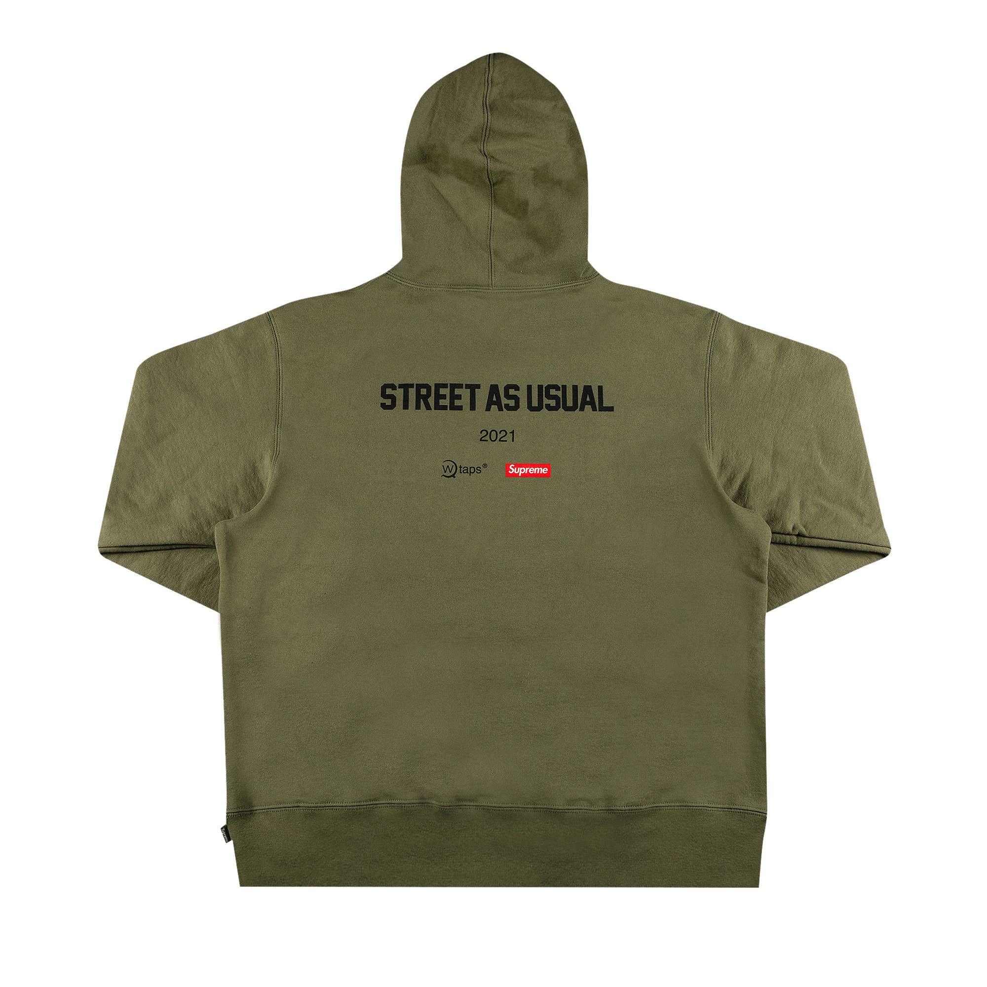 日本全国送料無料商品 | 特集 | Buy Supreme x WTAPS Sic'em! Hooded Sweatshirt 'Light Olive トップス