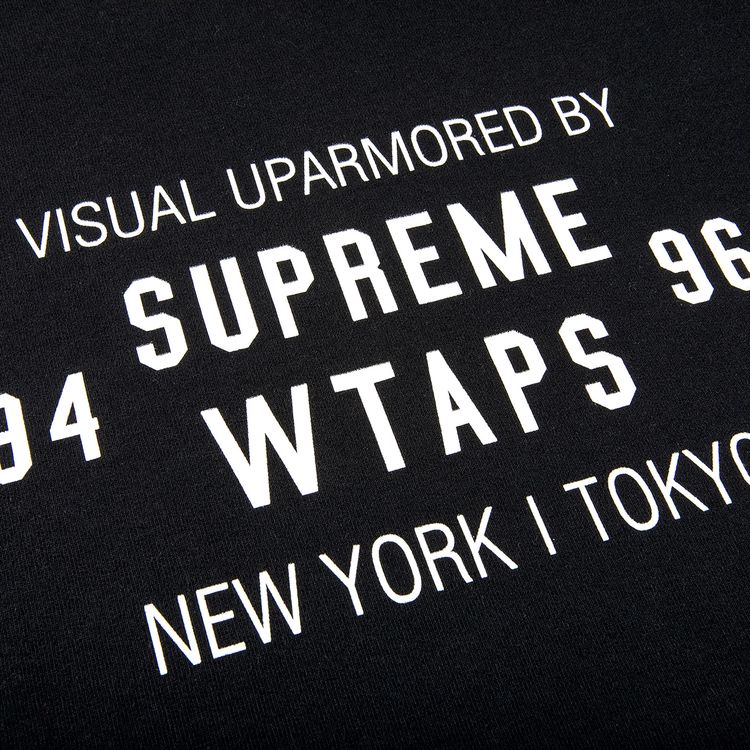 Supreme x WTAPS Crewneck Black