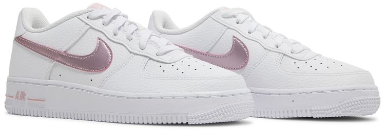 Nike Air Force 1 GS White Pink Glaze