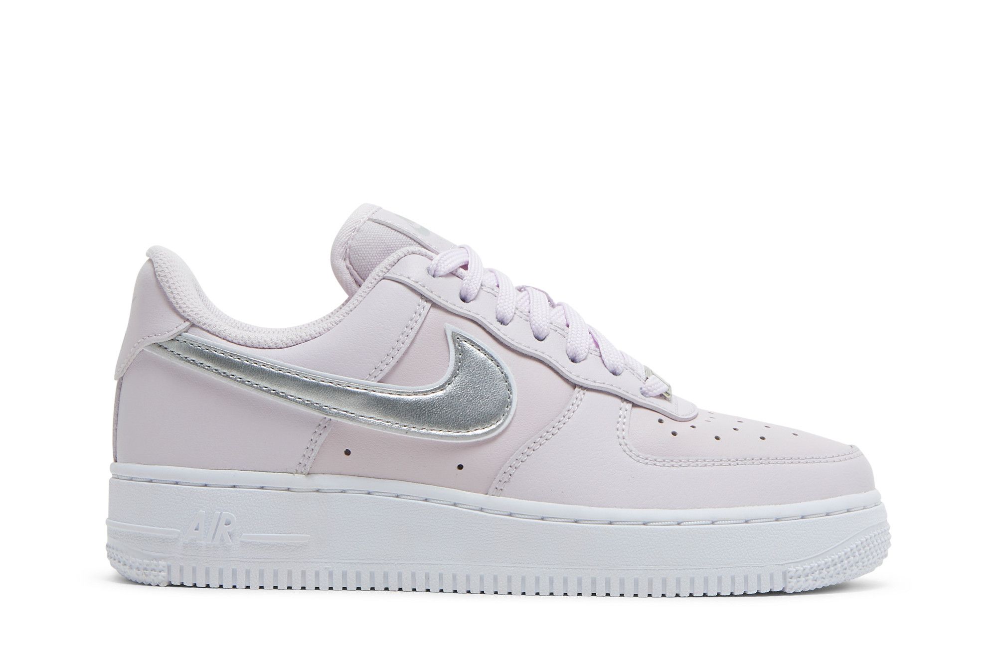 White and silver shop air force 1