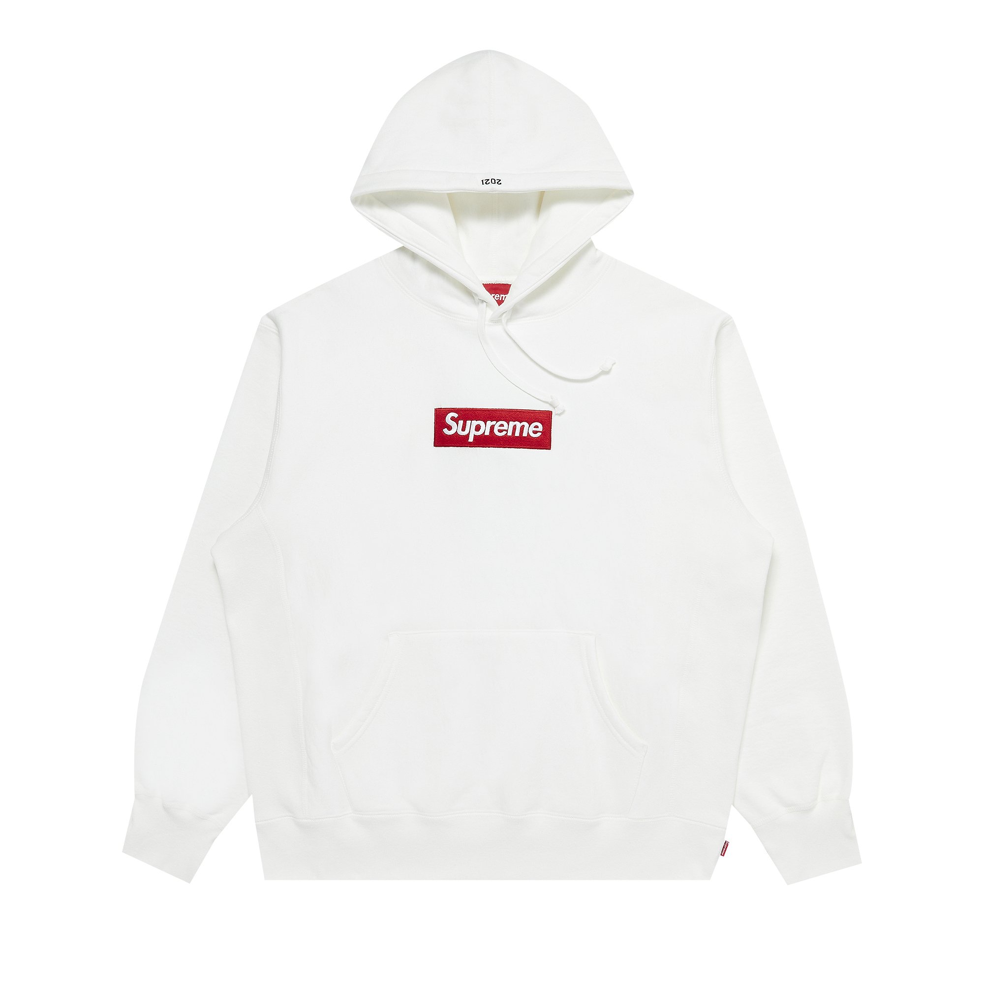 Buy Supreme Box Logo Hooded Sweatshirt 'White' - FW21SW35 WHITE | GOAT