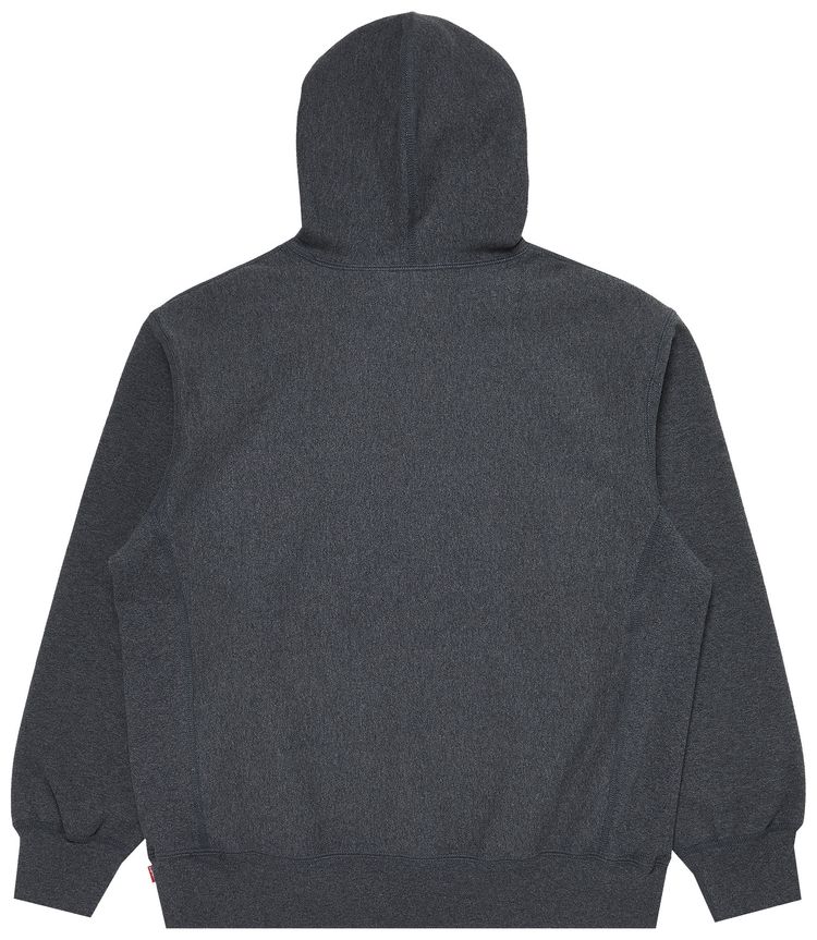 Supreme Box Logo Hooded Sweatshirt Charcoal