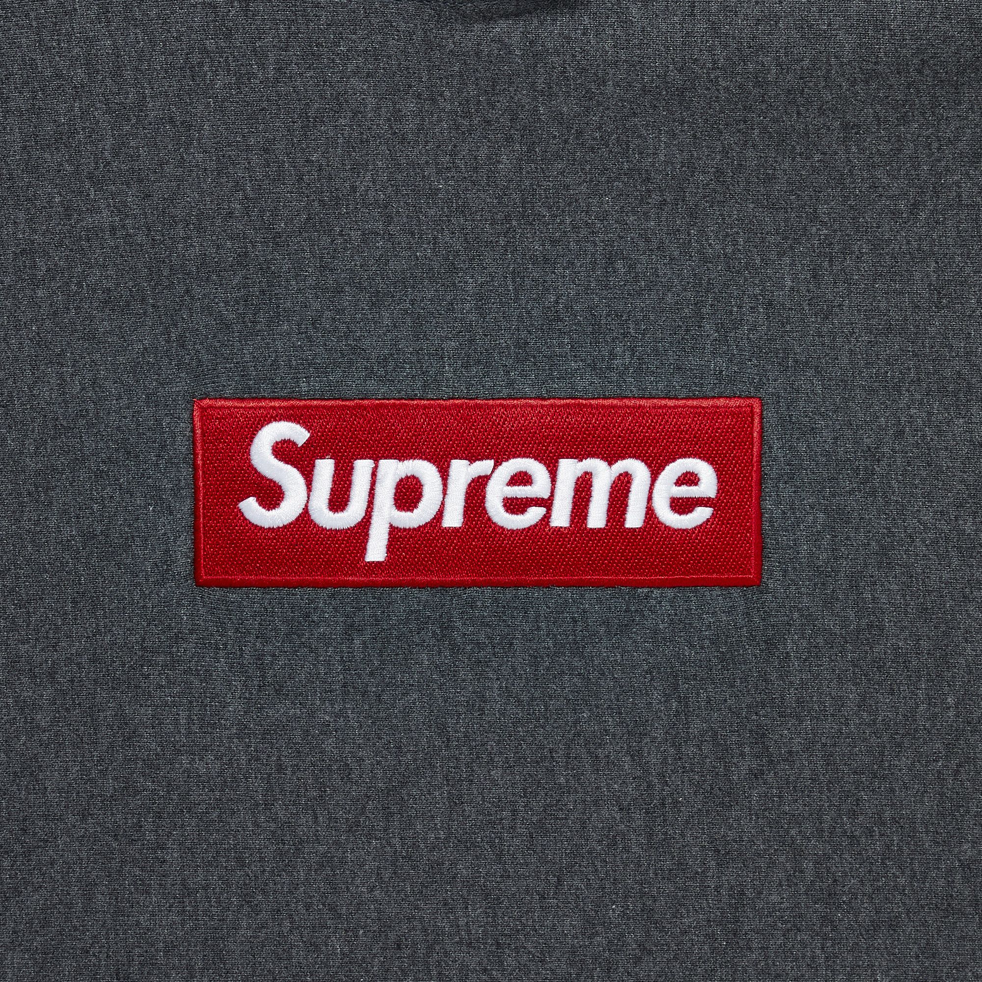 Size xxl Supreme Box Logo Hooded Sweatshirt 'Charcoal'