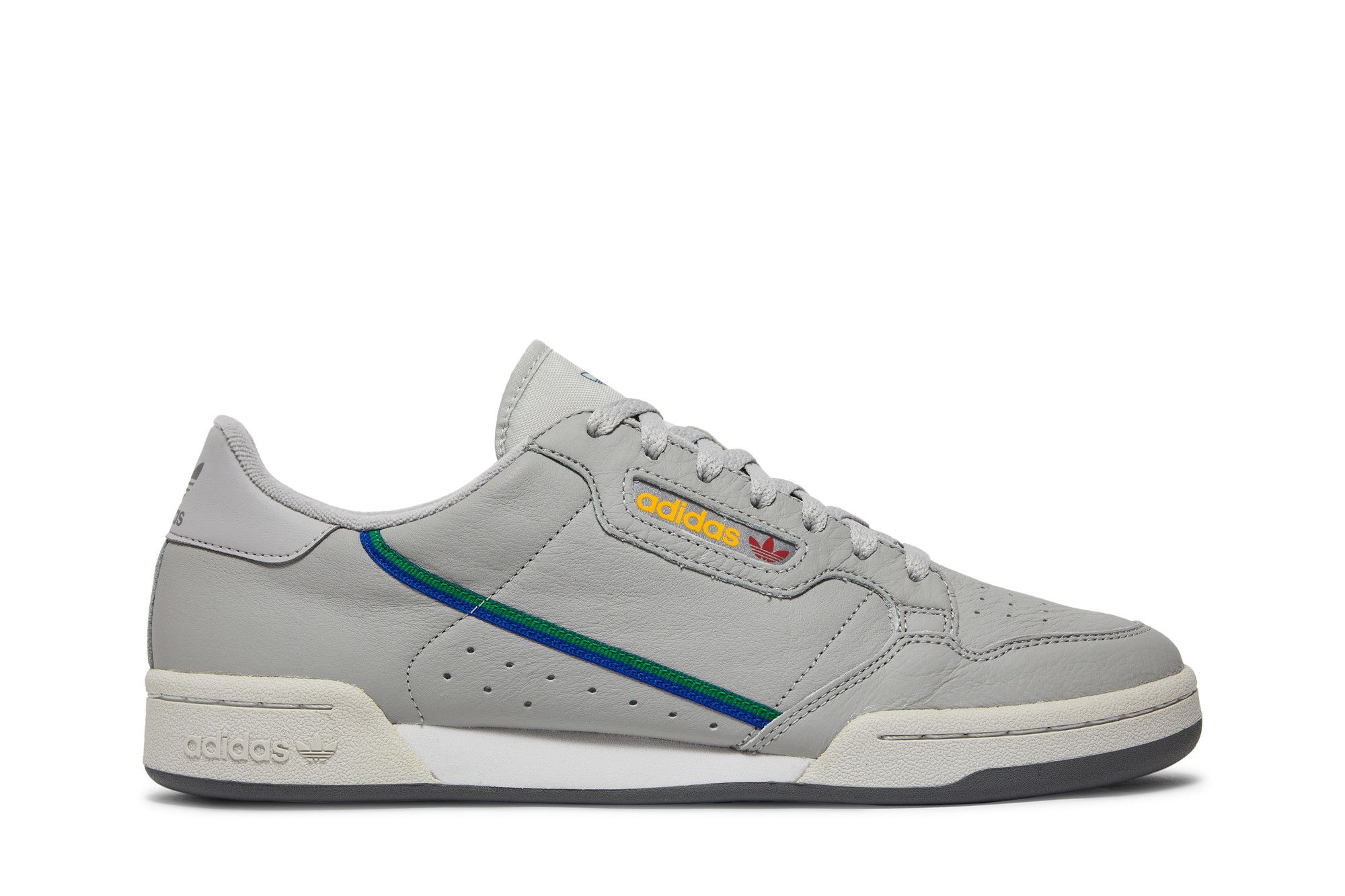 Adidas originals continental 80 grey deals