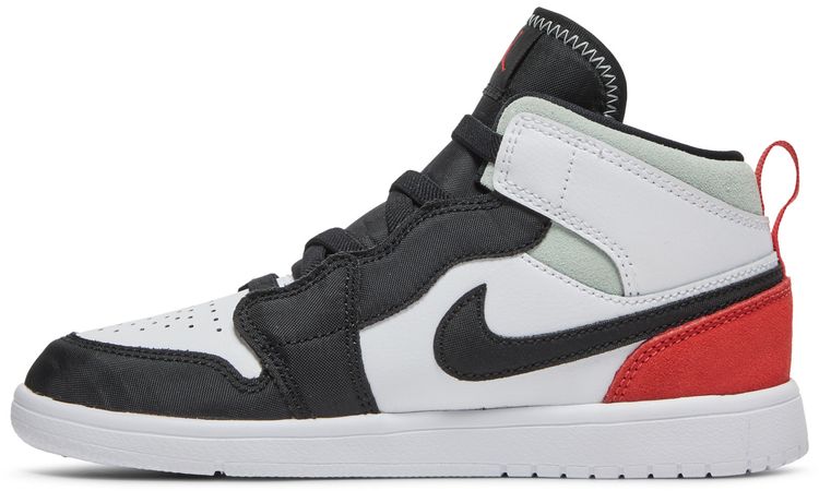 Air Jordan 1 Mid ALT PS Red Black Toe