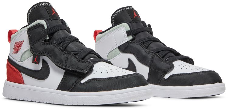 Air Jordan 1 Mid ALT PS Red Black Toe