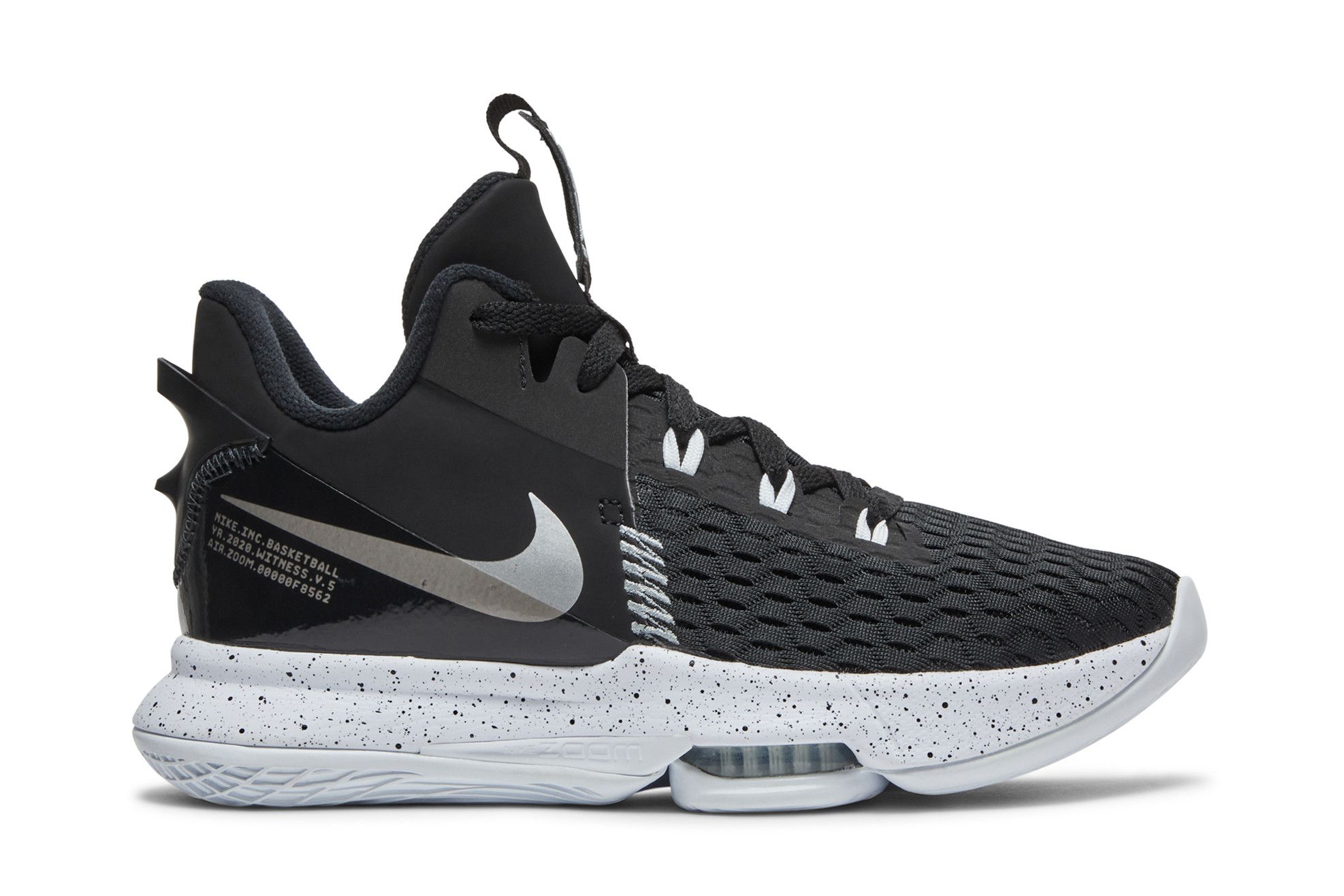 Achetez des LeBron Witness 5 Black Metallic Silver CQ9380 001