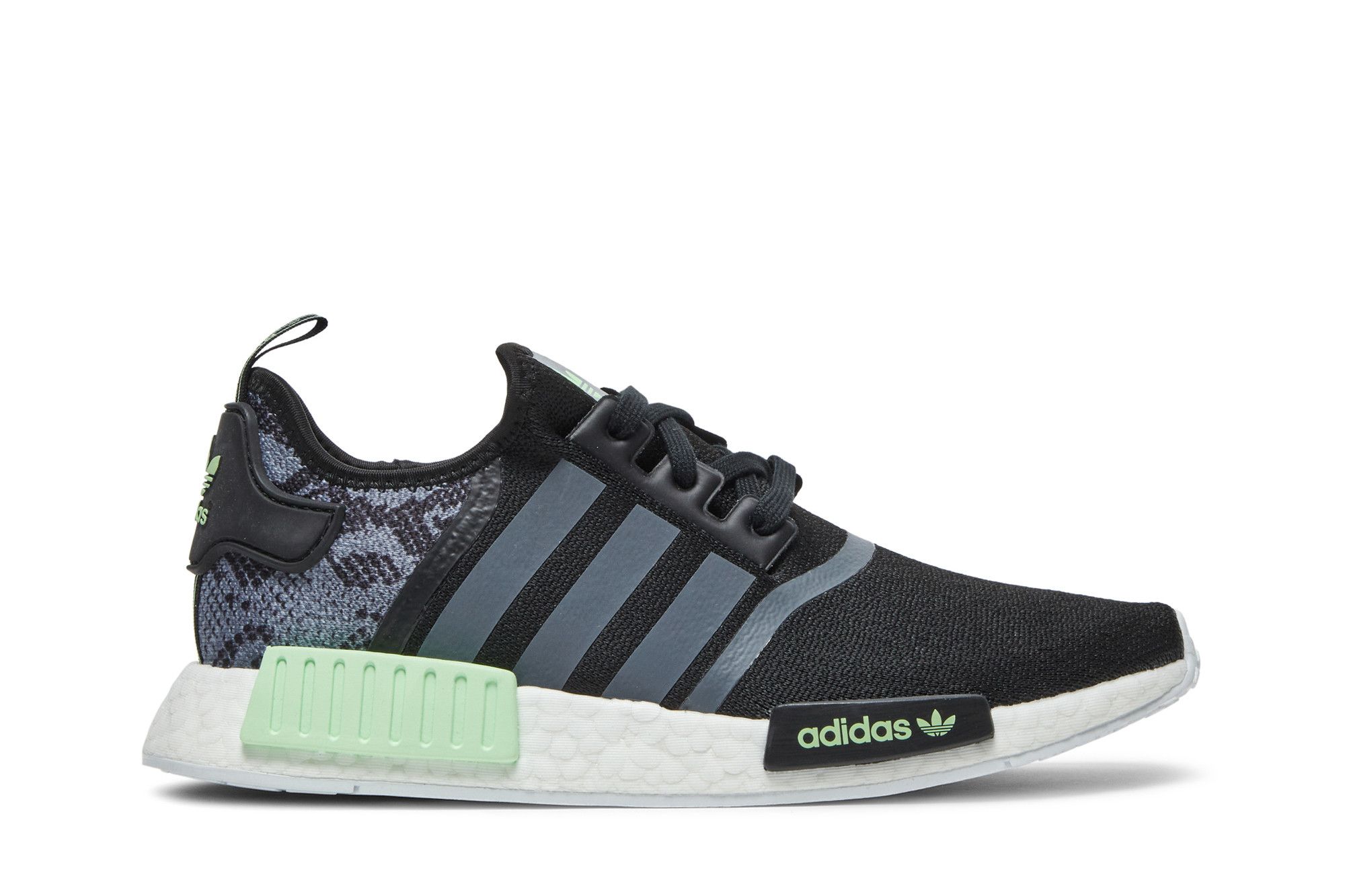 Black snakeskin adidas nmd clearance