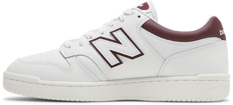 New Balance 480 White Burgundy