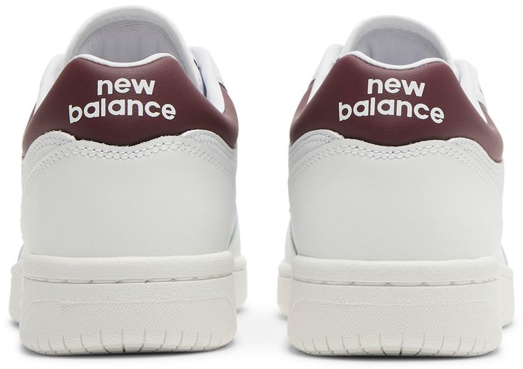 New Balance 480 White Burgundy