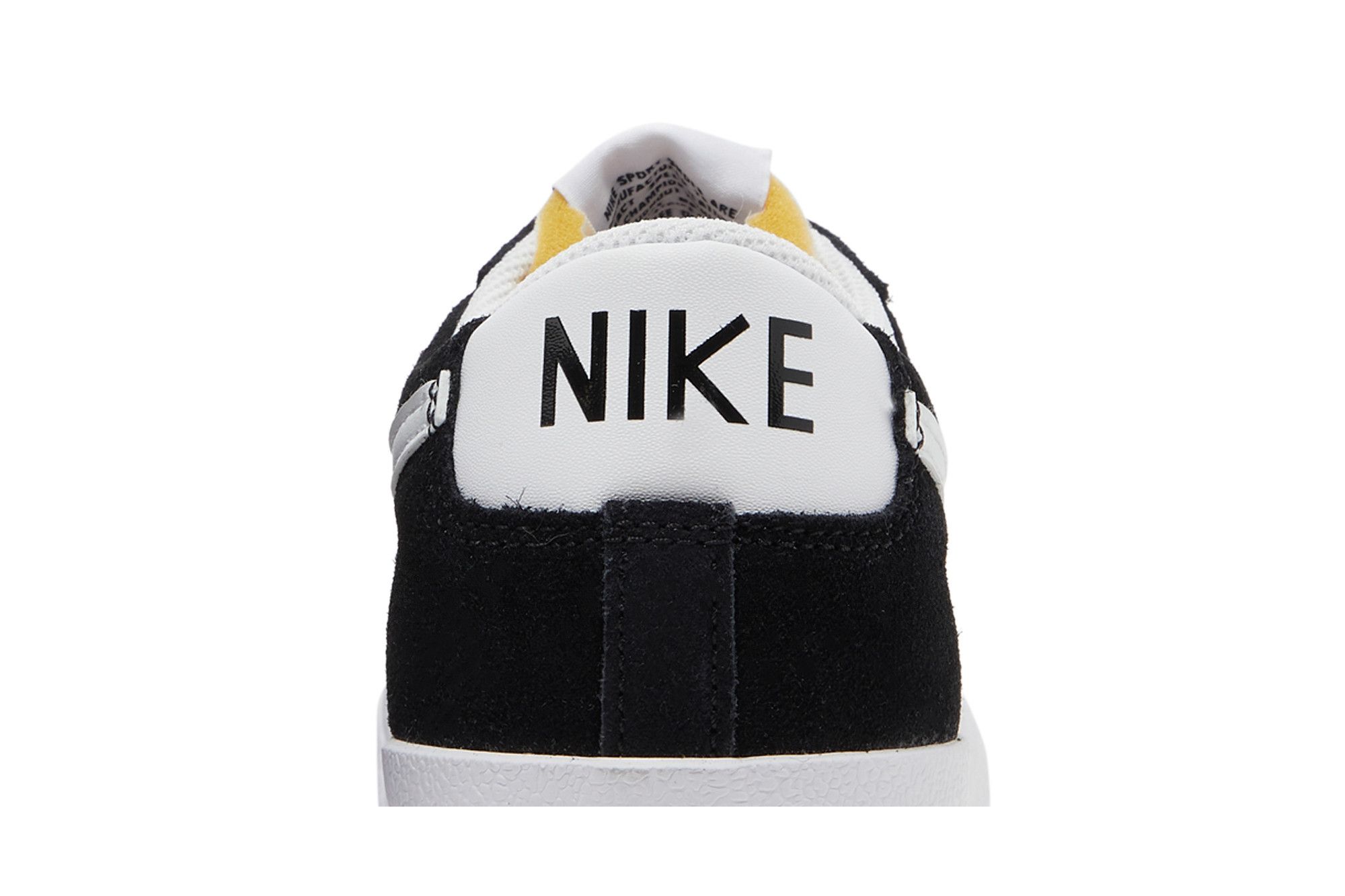 Blazers low black and white suede sale